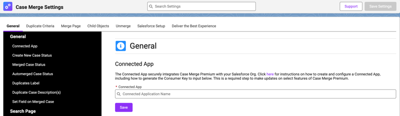 Case Merge Premium Connected App