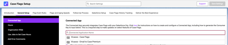 Case Flags Connected App